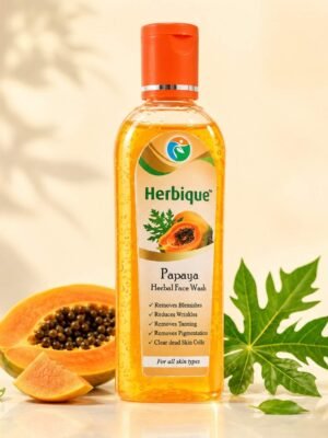 Herbique-Papaya-Face-Wash Herbique Papaya Face Wash