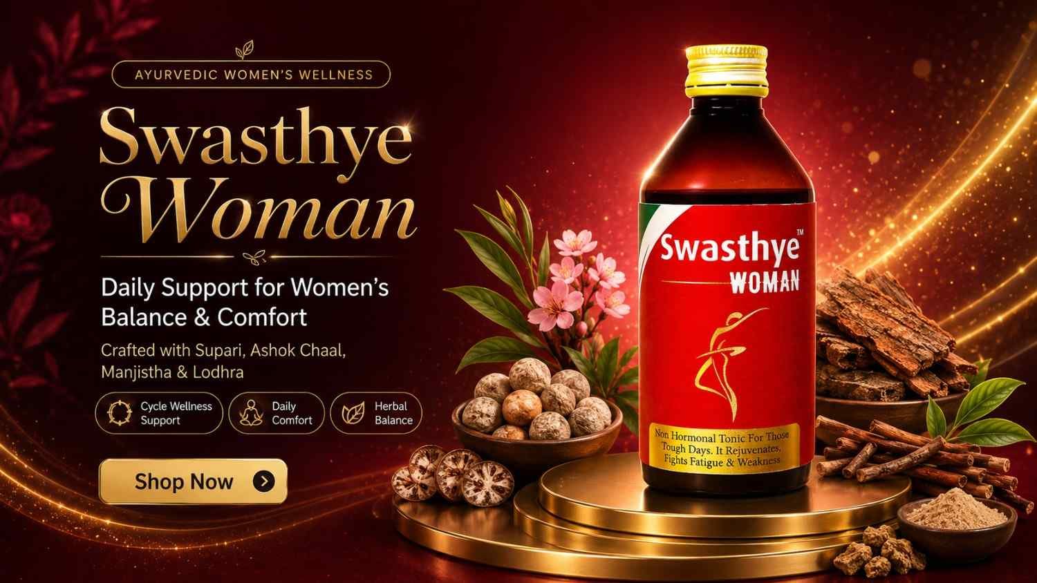 Swasthye Woman Ayurvedic women’s wellness tonic