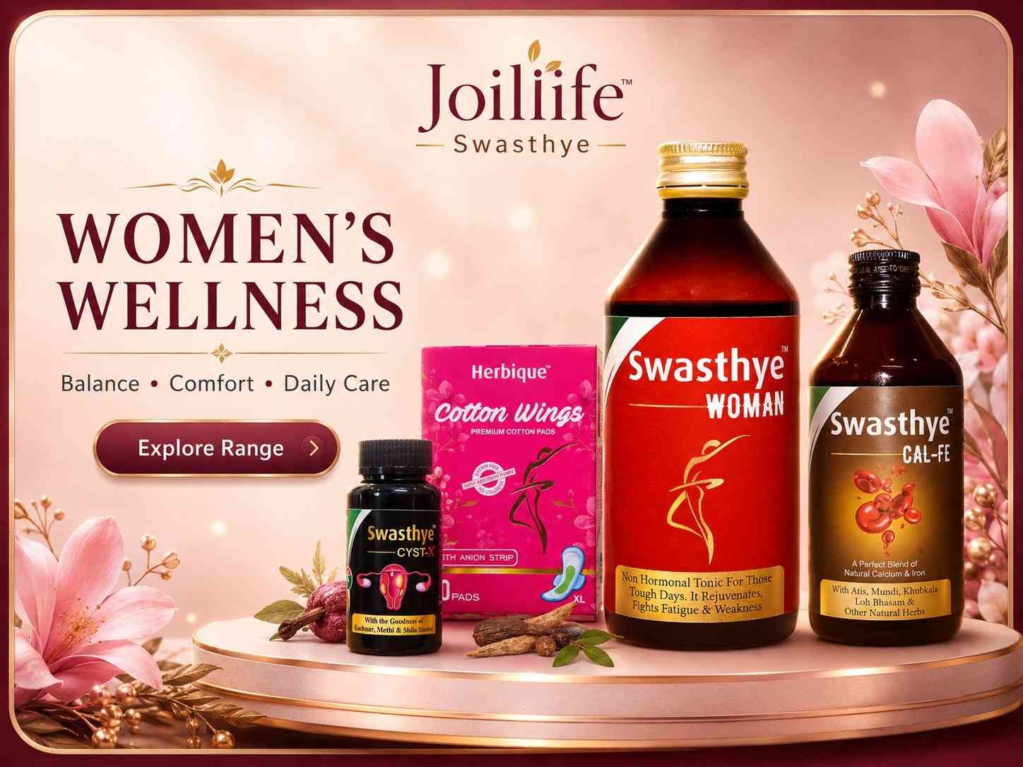 Joilife women’s wellness products for balance comfort and daily care